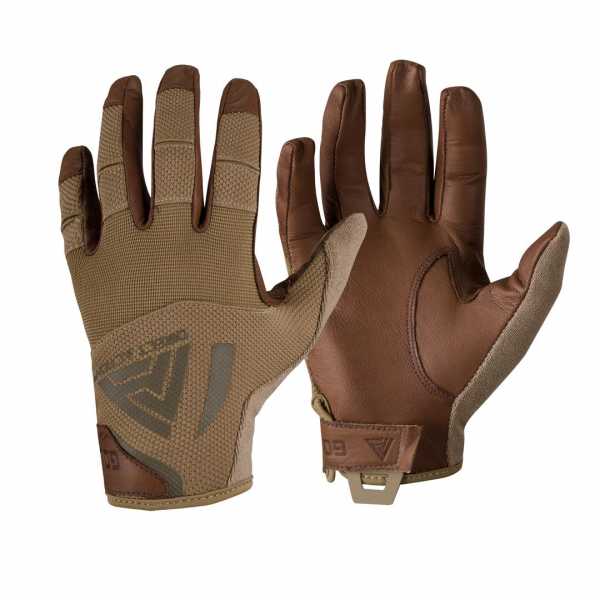 Direct Action Hard Leather Gloves coyote-brown